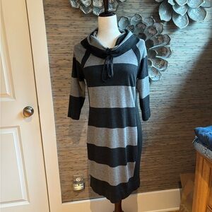 Etcetera Knit Striped Dress